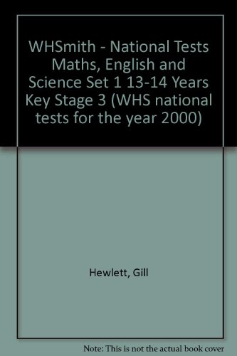 Beispielbild fr WHSmith - National Tests Maths, English and Science Set 1 13-14 Years Key Stage 3 (WHS national tests for the year 2000) zum Verkauf von Reuseabook