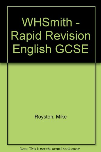 Beispielbild fr WHSMITH - RAPID REVISION ENGLISH GCSE zum Verkauf von Goldstone Books