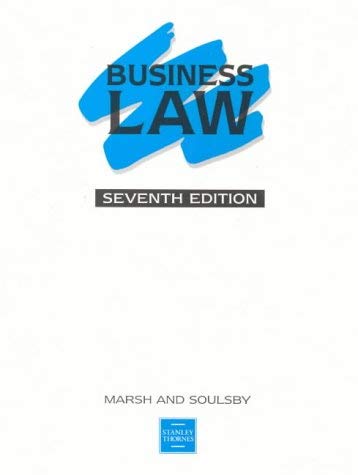 Stock image for Business Law for sale by Better World Books Ltd