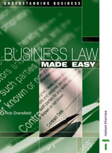 Beispielbild fr Business Law Made Easy (Understanding Business) zum Verkauf von WorldofBooks