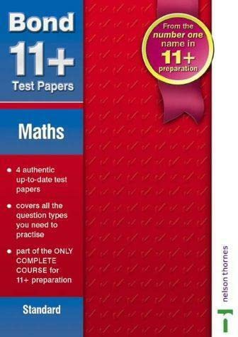 Stock image for Maths (Standard) (Bond Assessment Papers) for sale by WorldofBooks