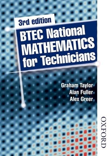 9780748779499: BTEC National Mathematics for Technicians Third Edition