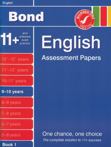 Beispielbild fr Bond Assessment Papers in English 9-10 years New Edition zum Verkauf von WorldofBooks