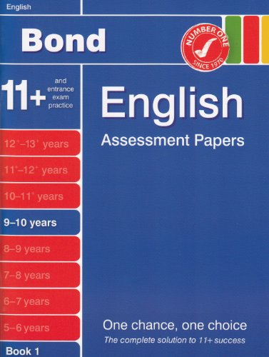 Stock image for Bond Assessment Papers in English 9-10 years New Edition for sale by WorldofBooks