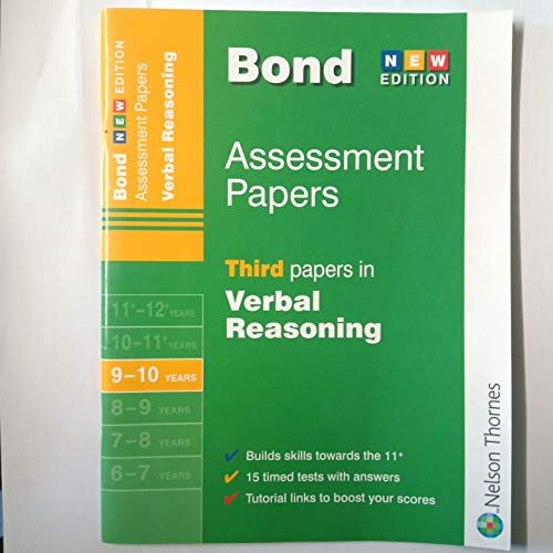 Imagen de archivo de Bond Papers in Verbal Reasoning 9-10 years a la venta por WorldofBooks