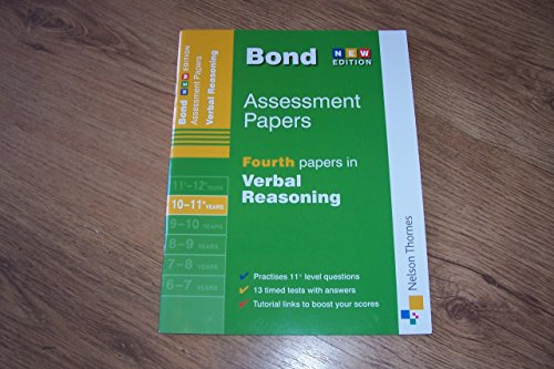Imagen de archivo de Bond Verbal Reasoning Assessment Papers 10-11+ years Book 1 a la venta por WorldofBooks