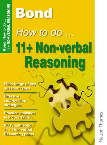Beispielbild fr Bond How to do 11+ Non-Verbal Reasoning New Edition zum Verkauf von WorldofBooks