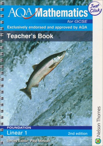Imagen de archivo de AQA GCSE Mathematics for Foundation Linear 1 Teachers Book 2nd edition: Teacher's Book 1 a la venta por Learnearly Books