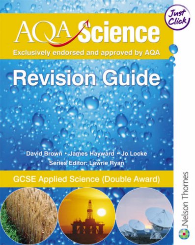 Beispielbild fr Applied Science Evaluation Pack: AQA Science revision guide: GCSE Applied Science (Double Award) zum Verkauf von AwesomeBooks