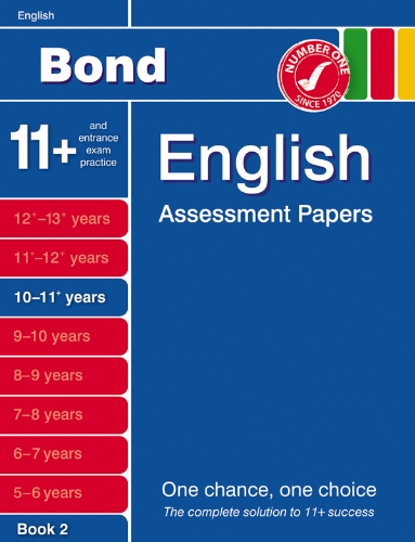 Beispielbild fr Bond English Assessment Papers Papers 10-11+ Years Book 2. zum Verkauf von WorldofBooks