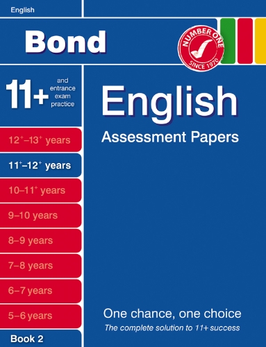 Stock image for Bond Assessment Papers: More Fifth Papers in English 11+ 12+ Years for sale by WorldofBooks