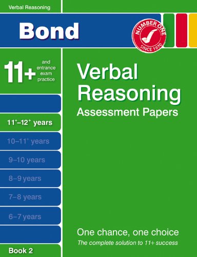 Beispielbild fr Bond Assessment Papers in Verbal Reasoning 11-12+ years Book 2 zum Verkauf von WorldofBooks