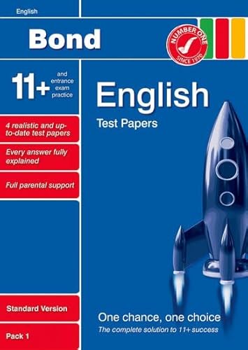 Beispielbild fr Bond 11+ Test Papers English: Standard (Bond Assessment Papers) zum Verkauf von WorldofBooks