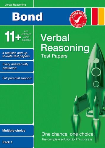 Stock image for Bond 11+ Test Papers in Verbal Reasoning: Multiple Choice (Bond Assessment Papers) (Bond 11+ Test Papers Verbal Reasoning) for sale by WorldofBooks