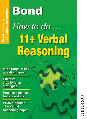 9780748784967: Bond How to do 11+ Verbal Reasoning New Edition