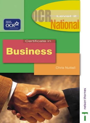 Ocr National Certificate in Business (9780748785155) by Chris J. Nuttall