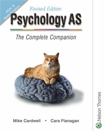 Imagen de archivo de Psychology for AS: AQA 'A' Specification: The Complete Companion a la venta por AwesomeBooks