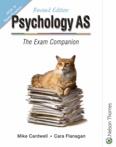 Imagen de archivo de Psychology AS: The Exam Companion a la venta por AwesomeBooks