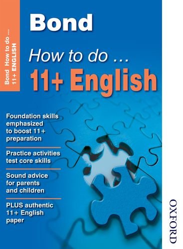 Imagen de archivo de Bond How To Do 11+ English a la venta por AwesomeBooks
