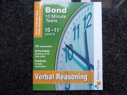 Stock image for Bond 10 Minute Tests 10 - 11 years Verbal Reasoning for sale by WorldofBooks
