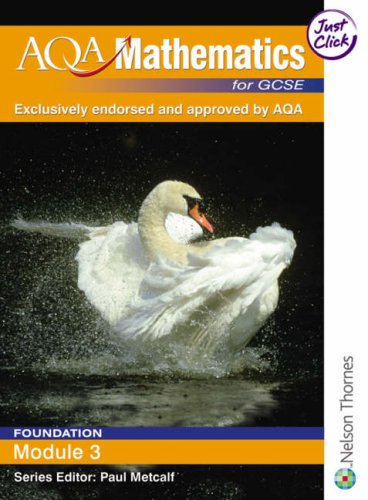 Stock image for AQA GCSE Mathematics for Modular Foundation Module 3: Students Book for sale by Reuseabook