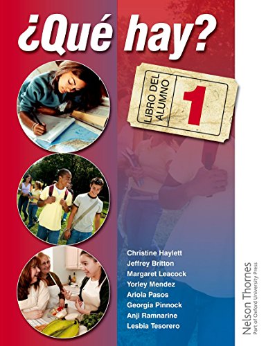 Stock image for Que Hay? Libro del Alumno 1 (Pack) for sale by Iridium_Books
