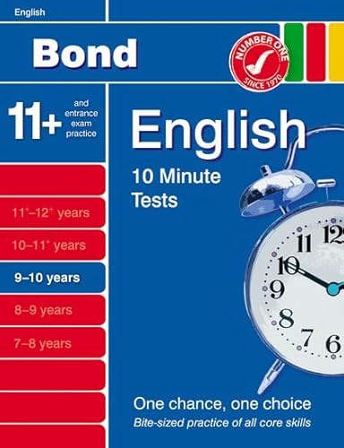 Beispielbild fr Bond Ten Minute Tests 9-10 years English zum Verkauf von WorldofBooks