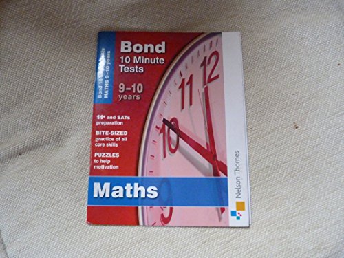 Stock image for Bond Ten Minute Tests 9-10 years Maths for sale by WorldofBooks