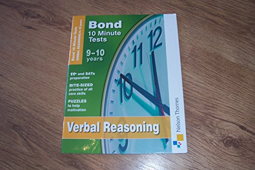 Stock image for Bond Ten Minute Tests 9-10 years Verbal Reasoning for sale by WorldofBooks