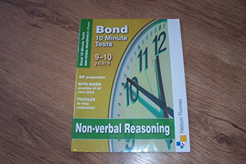 Stock image for Bond Ten Minute Tests 9-10 years Non-verbal Reasoning for sale by WorldofBooks