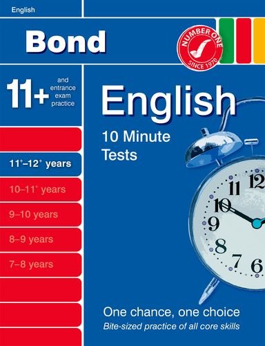 Stock image for Bond 10 Minute Tests English 11-12+ years for sale by AwesomeBooks