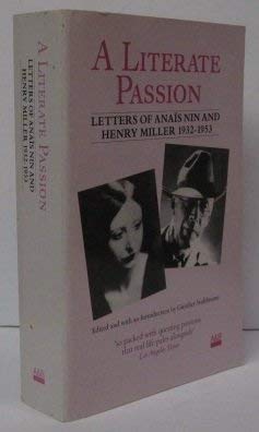 9780749000899: A Literate Passion: Letters of Anais Nin and Henry Miller, 1932-53