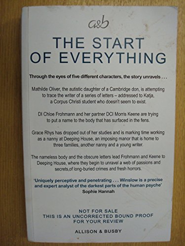 Beispielbild fr Start of Everything, The zum Verkauf von WorldofBooks