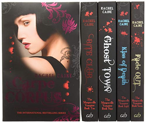 Stock image for The Morganville Vampires Series 2 Collection Rachel Caine 5 Books Set Titles in the Set are: Carpe Corpus, Fade Out, Kiss of Death, Ghost Town, Bite Club. for sale by Revaluation Books