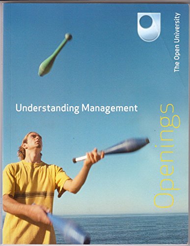 Beispielbild fr UNDERSTANDING MANAGEMENT. zum Verkauf von WorldofBooks