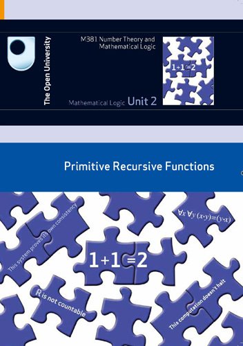 Imagen de archivo de Mathematical Logic: Primitive Recursive Functions a la venta por Bill's Books