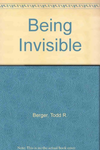 Imagen de archivo de Being Invisible a la venta por MusicMagpie