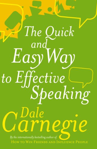 Stock image for The Quick and Easy Way to Effective Speaking. for sale by Lawrence Jones Books