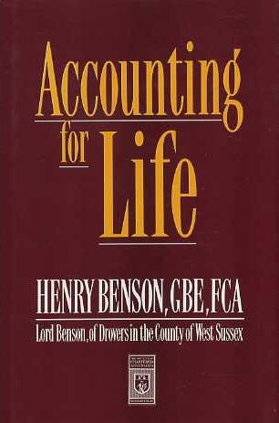 Beispielbild fr Accounting for Life zum Verkauf von GF Books, Inc.