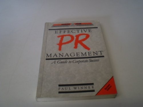 Stock image for Effective Pr Management for sale by MusicMagpie
