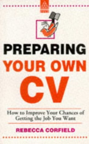 Stock image for Preparing Your Own CV for sale by Reuseabook