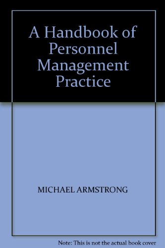 9780749402266: A Handbook of Personnel Management Practice