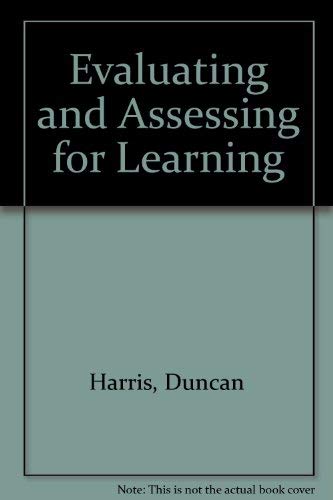 Stock image for Evaluating and Assessing for Learning for sale by Better World Books Ltd