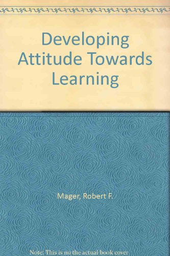 9780749402419: Developing Attitude Towards Learning