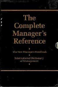 Stock image for THE COMPLETE MANAGER'S REFERENCE (2 VOLUMES). for sale by Cambridge Rare Books