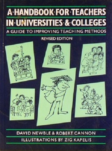 Beispielbild fr Handbook for Teachers in Universities and Colleges: A Guide to Improving Teaching Methods zum Verkauf von AwesomeBooks