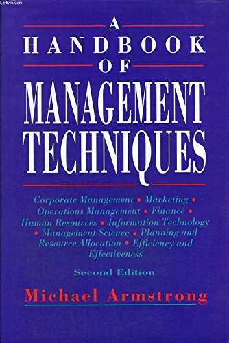 Beispielbild fr A Handbook of Management Techniques zum Verkauf von WorldofBooks