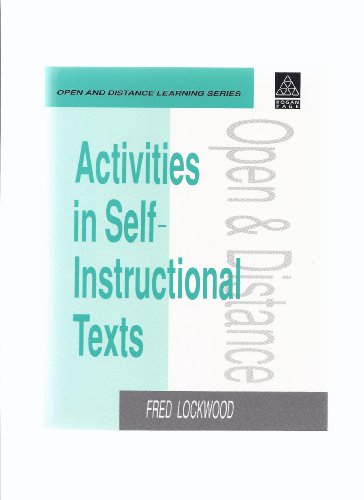 Beispielbild fr Activities in Self-Instructional Texts (Open and Distance Learning) zum Verkauf von Reuseabook