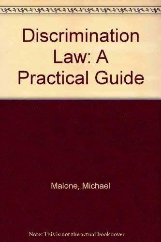 9780749408244: Discrimination Law: A Practical Guide