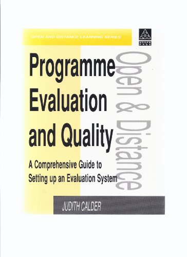 Programme Evaluation and Quality: A Comprehensive Guide to Setting Up an Evaluation System